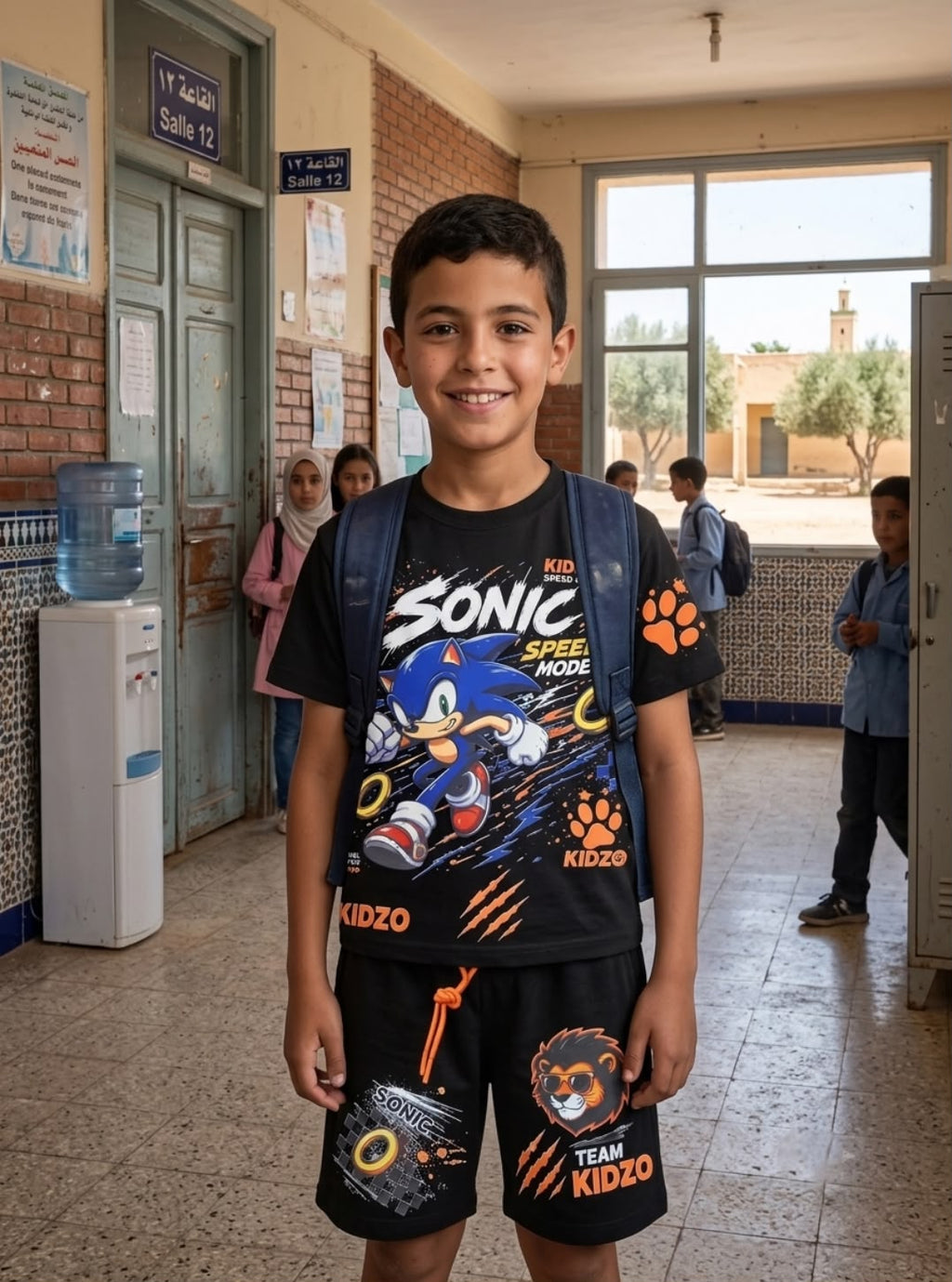 Kidzo Sonic Speed Mode Boys Set – T-Shirt & Shorts